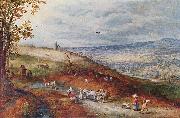 Jan Brueghel The Elder Landschaft mit Windmehle Germany oil painting artist